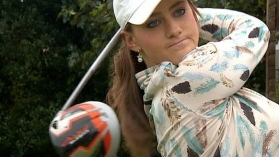 Cornish golfer Sarah-Jane Boyd is honoured by England call-u