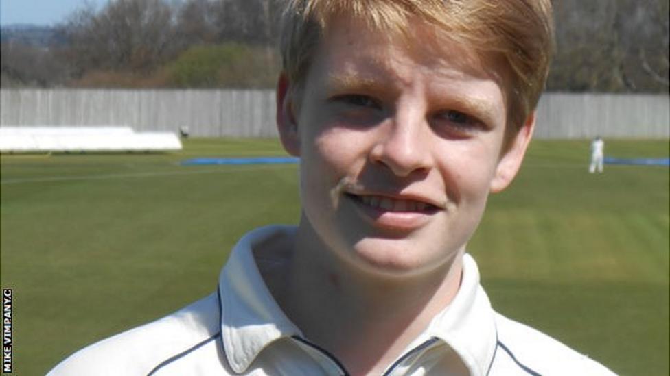 Brad Taylor Schoolboy Hampshire debut nerves BBC Sport