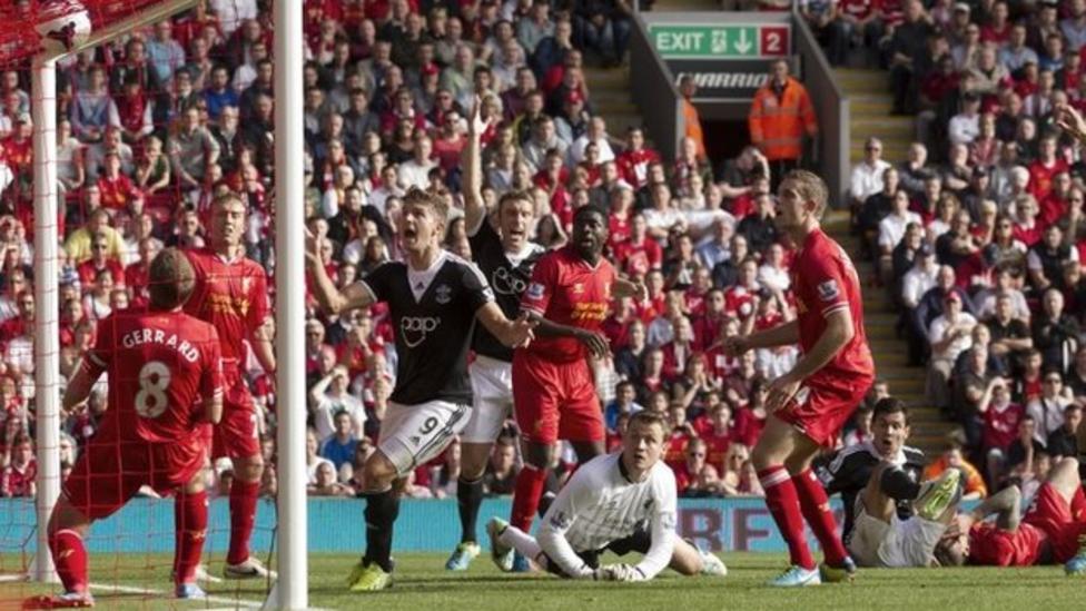 Liverpool 01 Southampton  BBC Sport