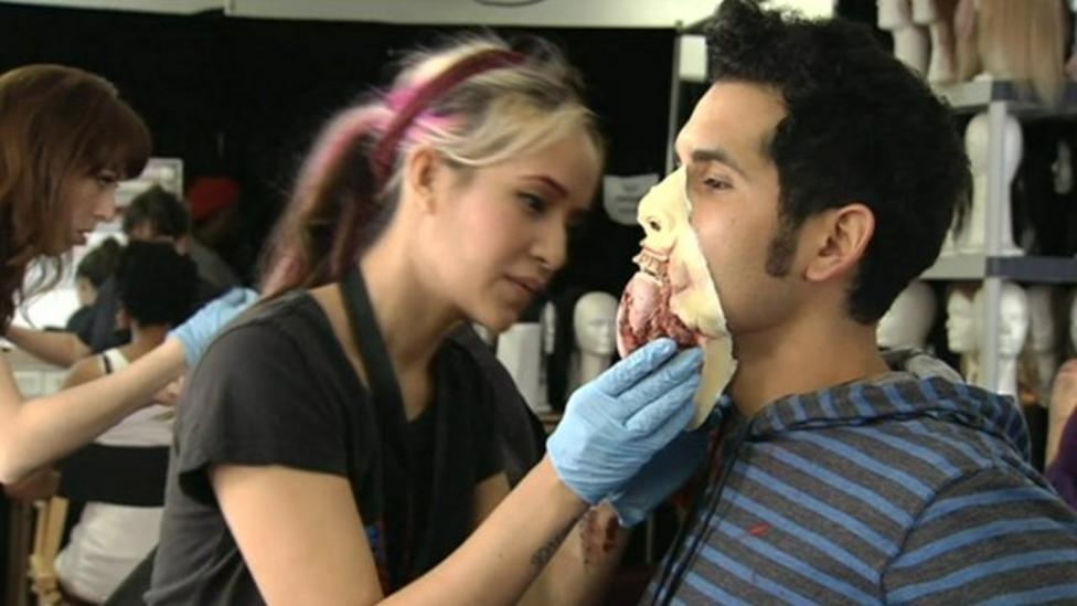 Zombie "fright night" makeover in America CBBC Newsround