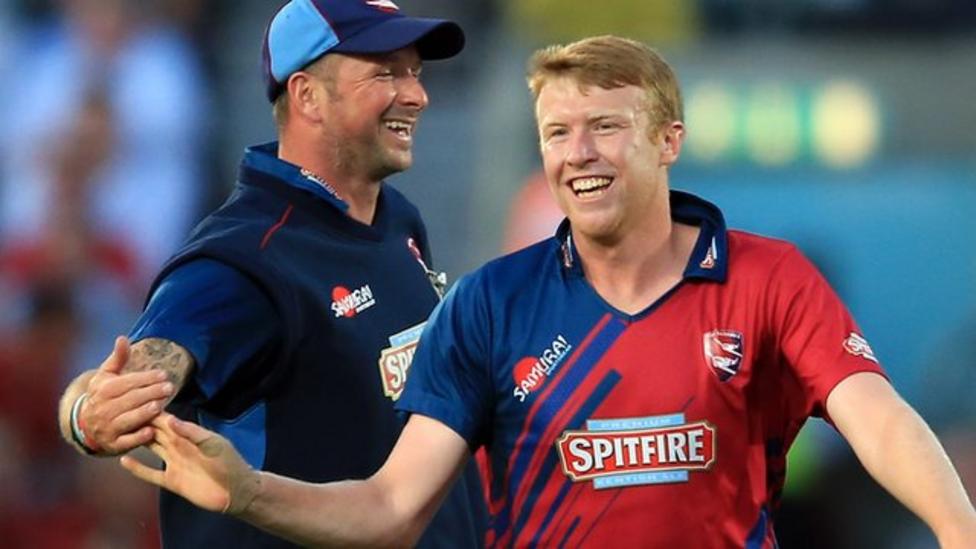 Adam Riley Kent Spinner Aiming To Retain Place In Side Bbc Sport