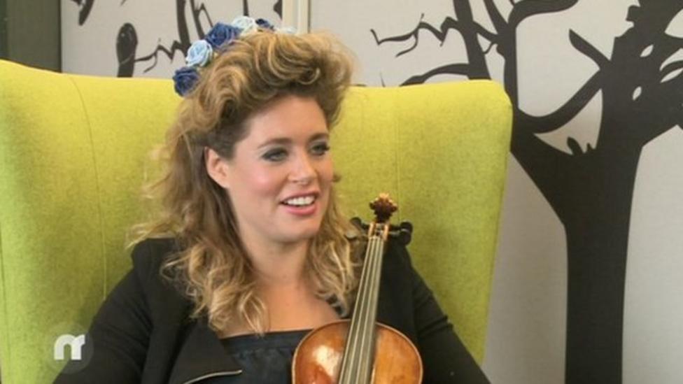 Lettice Rowbotham, Britain's Got Talent finalist, talks to Ricky CBBC