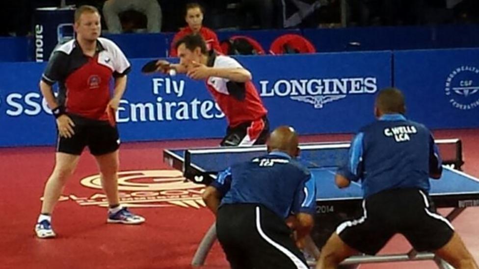 Glasgow 2014 Jersey table tennis duo out in second round BBC Sport