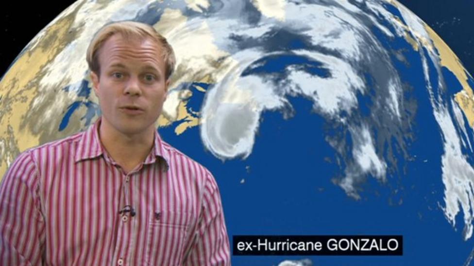 Remnants of Gonzalo hits Britain