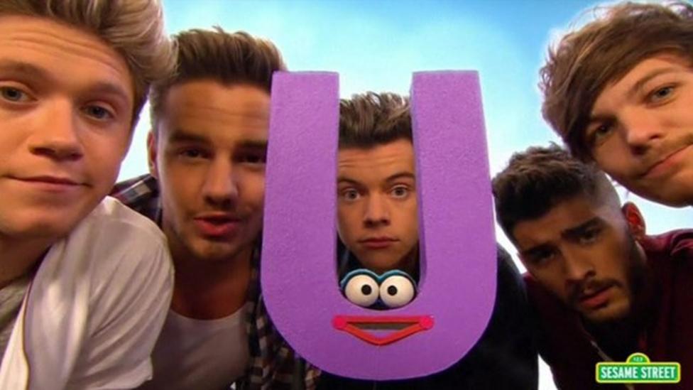 One Direction Sing About Letter U On Sesame Street CBBC Newsround