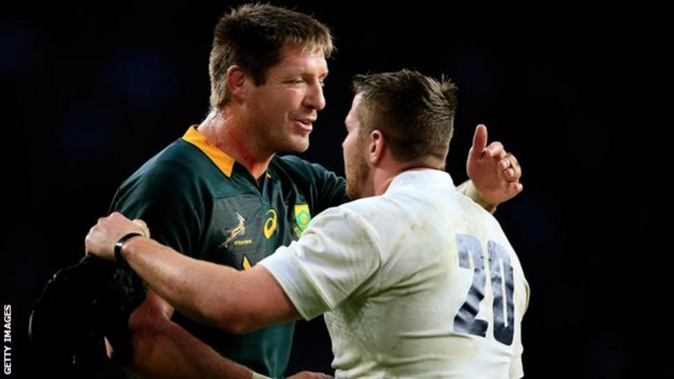 Bakkies Botha: South Africa lock quits international rugby - BBC Sport