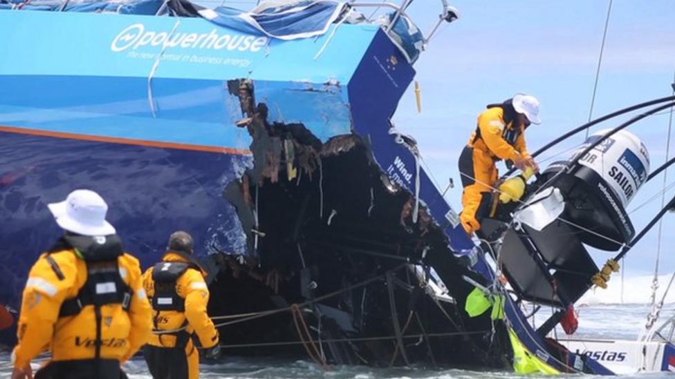 vestas yacht crash