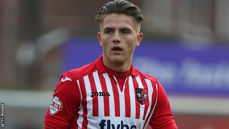 Tom Nichols: Exeter City striker was 'soft' in getting sent off - BBC Sport