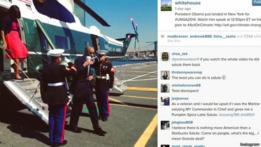 Captura de pantalla de la cuenta de la Casa Blanca en Instagram.