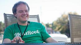 Isaac Dietrich, fundador de MassRoots y organizador del Marijuana Technology Startup Weekend