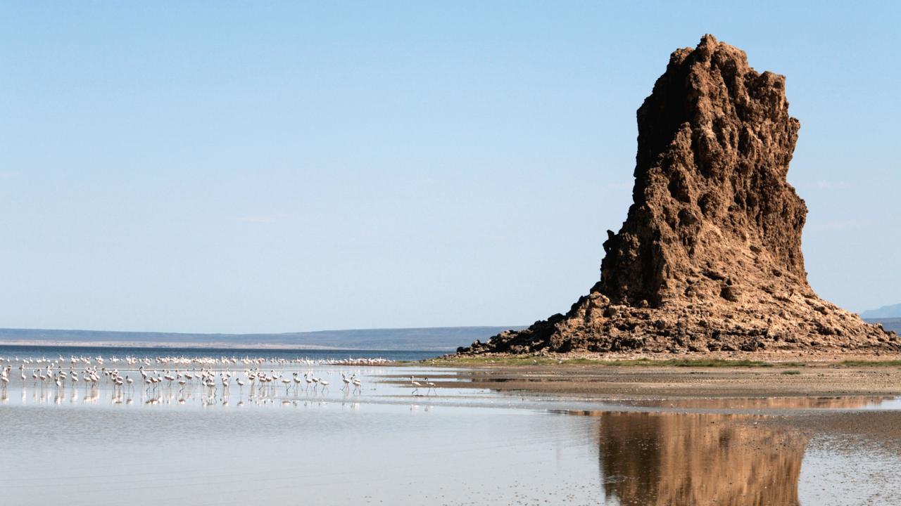 A lunar landscape (Credit: Credit: robertharding/Alamy)