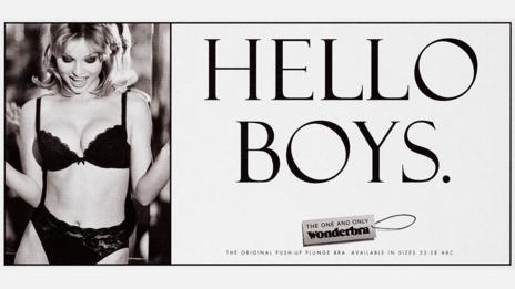Wonderbra Lingerie Sexy Blonde 1990s Print Advertisement Ad 1998