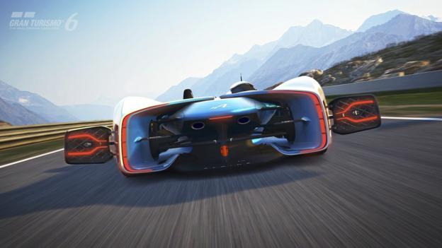 alpine renders its future with the vision gran turismo