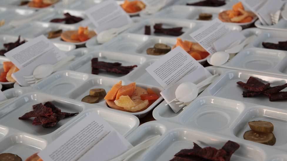 Several New York restaurants have popped up at Frieze to feed hungry art lovers. The project FOOD 1971/2013 is described as “a total work of art”. (John Berens/ Frieze) Several New York restaurants have popped up at Frieze to feed hungry art lovers. The project FOOD 1971/2013 is described as “a total work of art”. (John Berens/ Frieze)