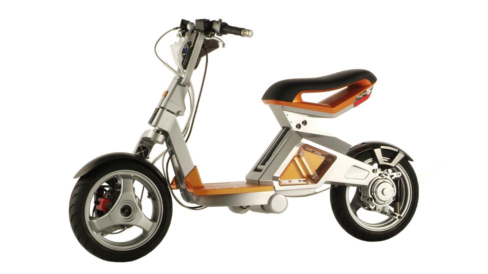 The Massachusetts Institute of Technology (MIT) has designed an electric scooter prototype which could replace petrol-burning scooters in cities of the future. (Copyright: MIT) The Massachusetts Institute of Technology (MIT) has designed an electric scooter prototype which could replace petrol-burning scooters in cities of the future. (Copyright: MIT)