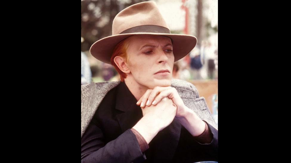 The sharp-suited Thin White Duke was an extension of the character Bowie played in Nicolas Roeg’s 1976 sci-fi film, The Man Who Fell to Earth. (Rex Features) The sharp-suited Thin White Duke was an extension of the character Bowie played in Nicolas Roeg’s 1976 sci-fi film, The Man Who Fell to Earth. (Rex Features)