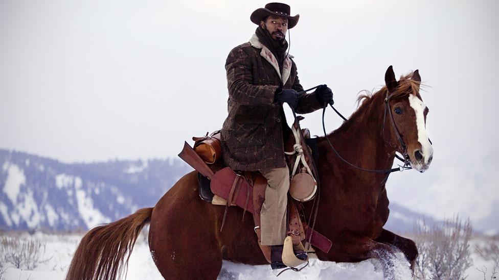 In 2012, Quentin Tarantino’s Django Unchained was a fun, but visceral caper about a former slave who enacts revenge on an evil plantation owner. (The Weinstein Company) In 2012, Quentin Tarantino’s Django Unchained was a fun, but visceral caper about a former slave who enacts revenge on an evil plantation owner. (The Weinstein Company)