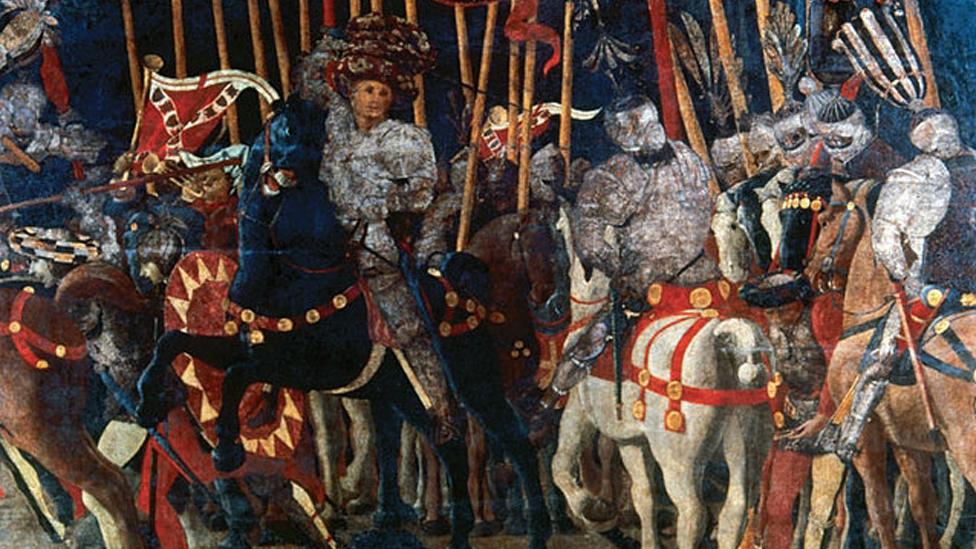 Paolo Uccello, The Battle of San Romano, c. 1438–40 Paolo Uccello, The Battle of San Romano, c. 1438–40