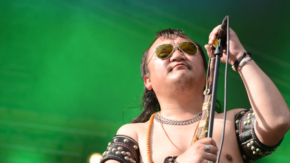 Inner Mongolian band Hanggai at Helsinki's World Village Festival in May 2013 (Corbis) Inner Mongolian band Hanggai at Helsinki's World Village Festival in May 2013 (Corbis)