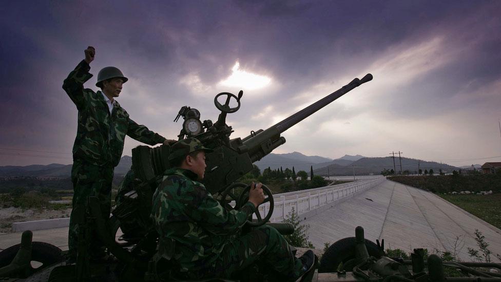 In 2008, Chinese authorities fired 1,100 rockets into the skies to divert rain from Beijing during the Olympics (Getty Images) In 2008, Chinese authorities fired 1,100 rockets into the skies to divert rain from Beijing during the Olympics (Getty Images)