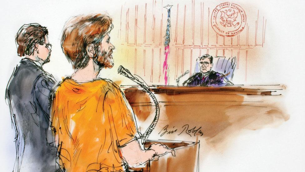 Ted Kaczynski, 'The Unabomber' (Illustration Bill Robles/CBS News) Ted Kaczynski, 'The Unabomber' (Illustration Bill Robles/CBS News)