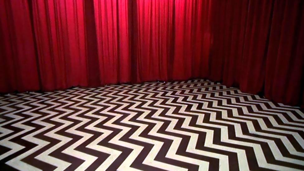 The curtain marks the divide between the dream world and the real (ABC) The curtain marks the divide between the dream world and the real (ABC)