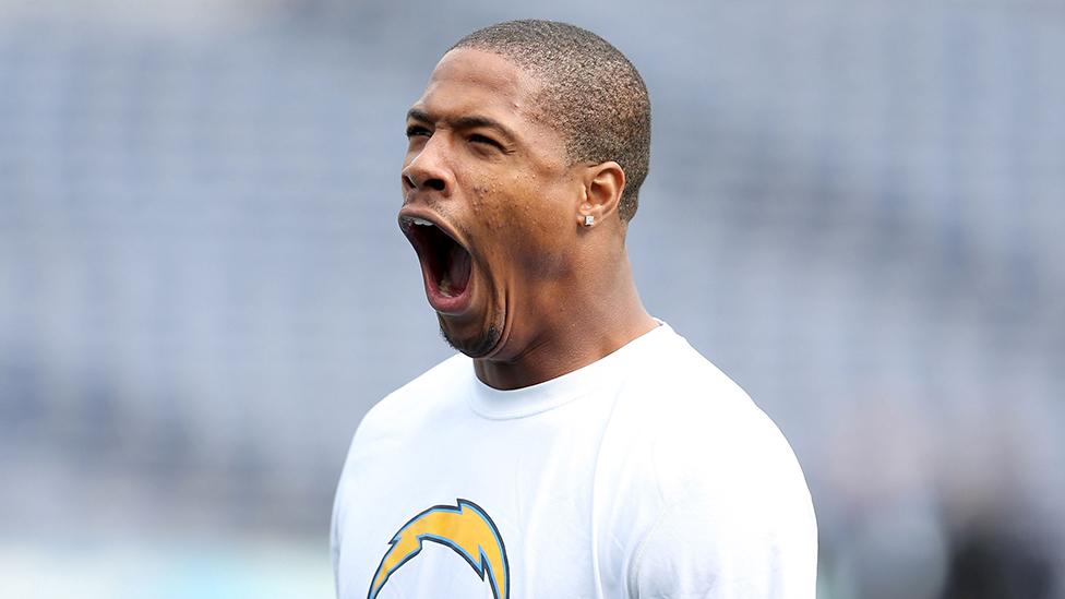 Danario Alexander of the San Diego Chargers yawns before the start of a American football match (Getty Images) Danario Alexander of the San Diego Chargers yawns before the start of a American football match (Getty Images)