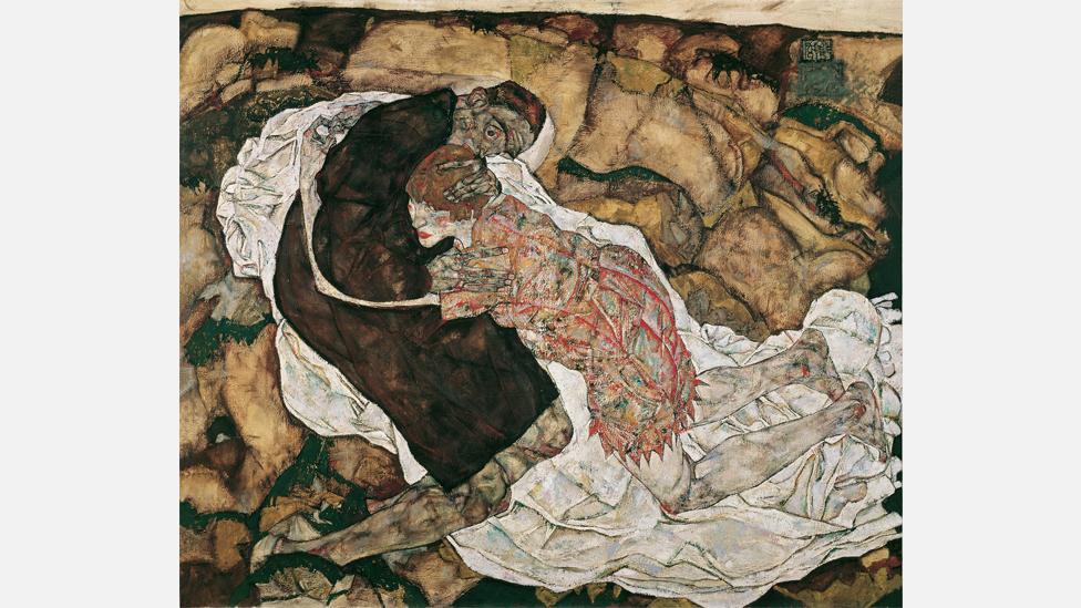 Egon Schiele, 1915. Death and the Maiden (Courtesy of the Belvedere Museum, Vienna) Egon Schiele, 1915. Death and the Maiden (Courtesy of the Belvedere Museum, Vienna)