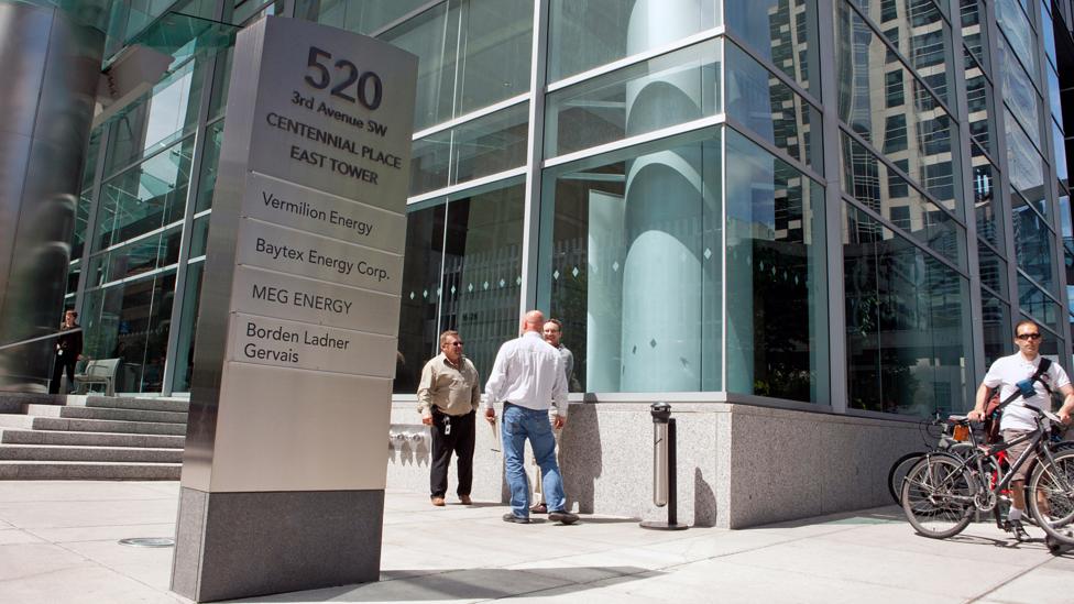 Calgary is the headquarters for numerous oil and gas companies. (Credit: Alamy) Calgary is the headquarters for numerous oil and gas companies. (Credit: Alamy)