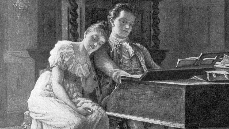 Felix Mendelssohn with his sister Fanny, painted by Robert Poetzelberger (Credit: Corbis) Felix Mendelssohn with his sister Fanny, painted by Robert Poetzelberger (Credit: Corbis)
