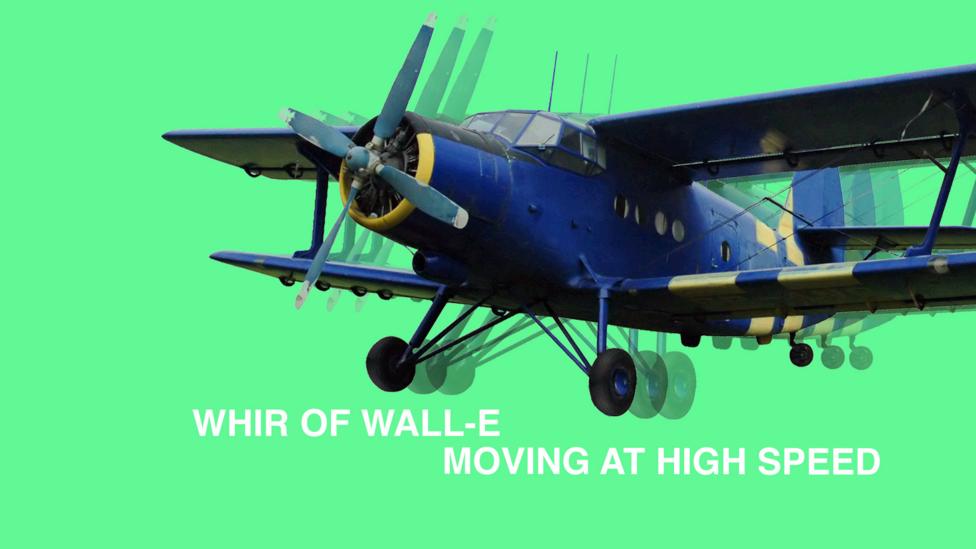 The movie Wall-E was packed with sounds - including biplanes (Credit: Olivia Howitt) The movie Wall-E was packed with sounds - including biplanes (Credit: Olivia Howitt)