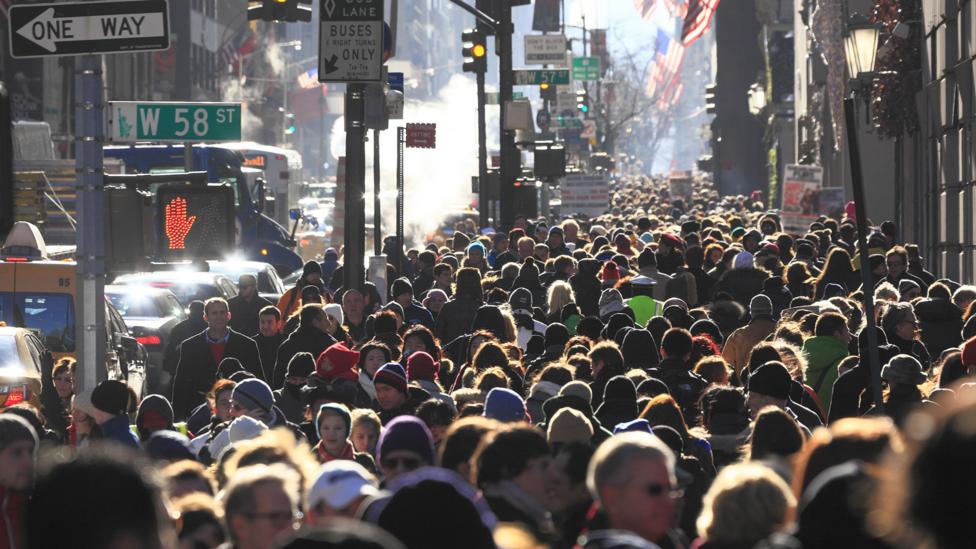 Life in Manhattan is overcrowded but well-connected to services (Credit: Getty Images) Life in Manhattan is overcrowded but well-connected to services (Credit: Getty Images)
