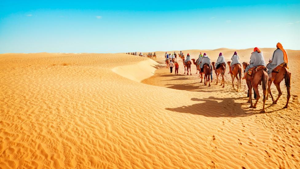 Humanity's footprint extends to all places, even deserts (Credit: Thinkstock) Humanity's footprint extends to all places, even deserts (Credit: Thinkstock)