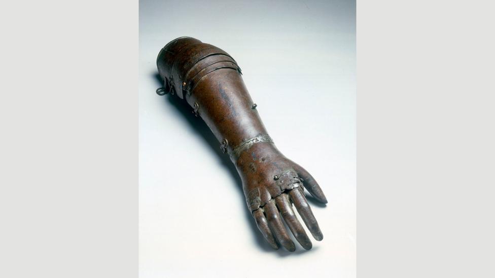 Medieval artificial limbs allowed amputees to continue their fighting careers (Credit: Science Museum London / Science and Society Picture Library CC BY 2.0/Wikimedia) Medieval artificial limbs allowed amputees to continue their fighting careers (Credit: Science Museum London / Science and Society Picture Library CC BY 2.0/Wikimedia)