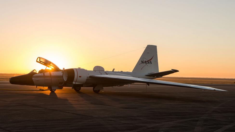 Nasa has no plans to retire its three WB-57s (Credit: Nasa/Flickr) Nasa has no plans to retire its three WB-57s (Credit: Nasa/Flickr)