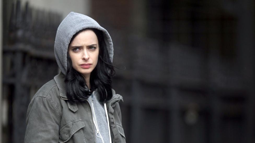 Jessica Jones is based on the Marvel Comics title Alias, which began in 2001 and follows a super-powered private detective (Credit: Netflix) Jessica Jones is based on the Marvel Comics title Alias, which began in 2001 and follows a super-powered private detective (Credit: Netflix)