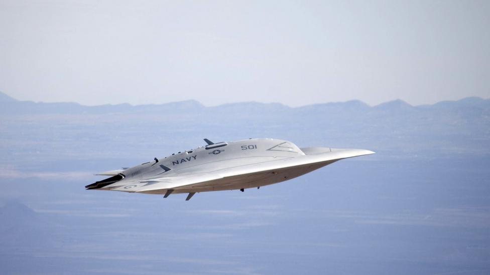 Some of today’s aircraft are easily mistaken for unusual objects, like this X-47B unmanned aerial drone at Edwards Air Force Base, California (Credit: US Air Force Photo/Alamy) Some of today’s aircraft are easily mistaken for unusual objects, like this X-47B unmanned aerial drone at Edwards Air Force Base, California (Credit: US Air Force Photo/Alamy)