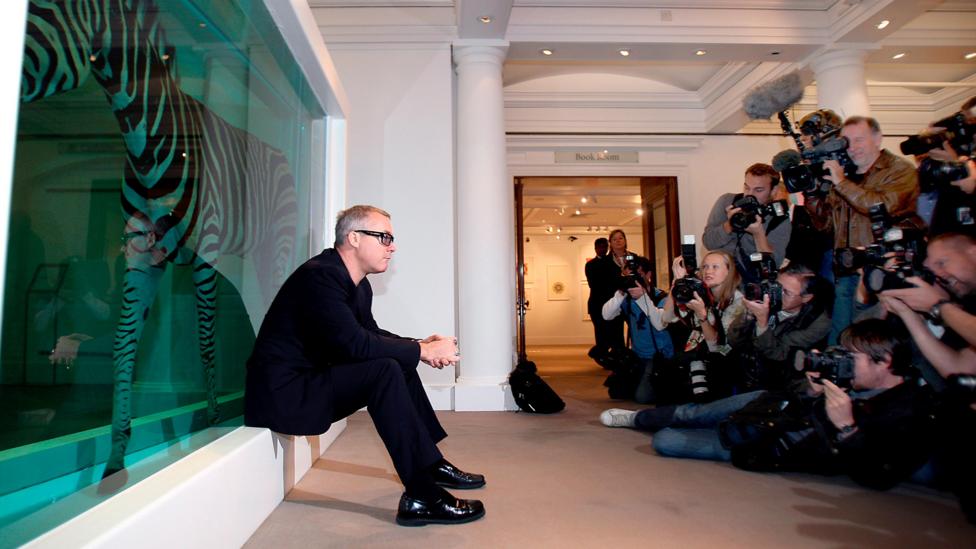 Damien Hirst, shown here 20 years after Freeze, went on to become one of the world’s most famous contemporary artists (Credit: epa european press photo agency b.v./Alamy) Damien Hirst, shown here 20 years after Freeze, went on to become one of the world’s most famous contemporary artists (Credit: epa european press photo agency b.v./Alamy)