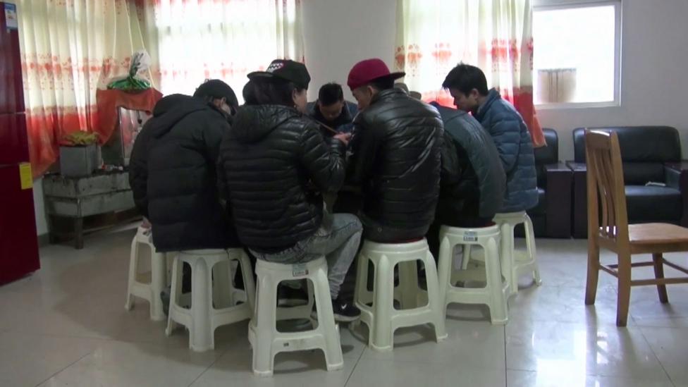 Miners live on site in apartments, and eat together (Credit: Danny Vincent) Miners live on site in apartments, and eat together (Credit: Danny Vincent)