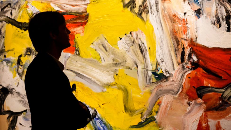 Willem De Kooning's Untitled XXI is displayed during Frieze in 2015 (Credit: Tristan Fewings/Getty Images for Sotheby's) Willem De Kooning's Untitled XXI is displayed during Frieze in 2015 (Credit: Tristan Fewings/Getty Images for Sotheby's)