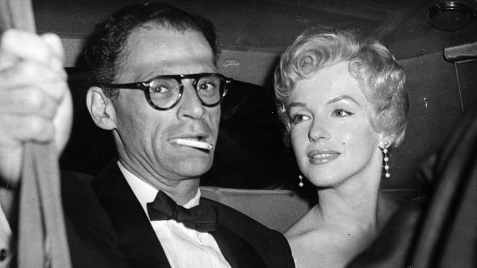 “Egghead weds hourglass” read the famous headline in Variety, when the playwright Arthur Miller and Marilyn Monroe married in 1956 (Credit: Getty Images) “Egghead weds hourglass” read the famous headline in Variety, when the playwright Arthur Miller and Marilyn Monroe married in 1956 (Credit: Getty Images)