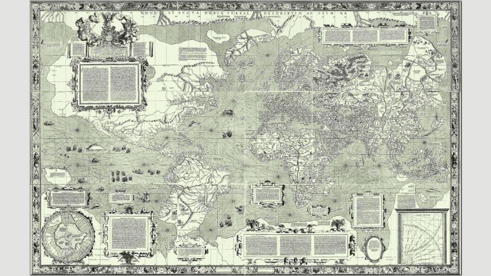 The 1569 Mercator map of the world (Credit: Wikipedia) The 1569 Mercator map of the world (Credit: Wikipedia)