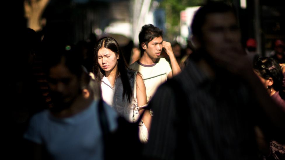 “When I’m out on the streets, I often encounter faces that make me look twice,” says the photographer (Credit: Danny Santos) “When I’m out on the streets, I often encounter faces that make me look twice,” says the photographer (Credit: Danny Santos)