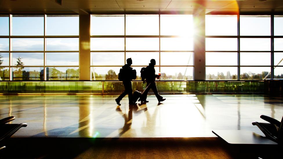 Getting to your flight in plenty of time can avoid panic – and physical stress (Credit: Getty Images) Getting to your flight in plenty of time can avoid panic – and physical stress (Credit: Getty Images)