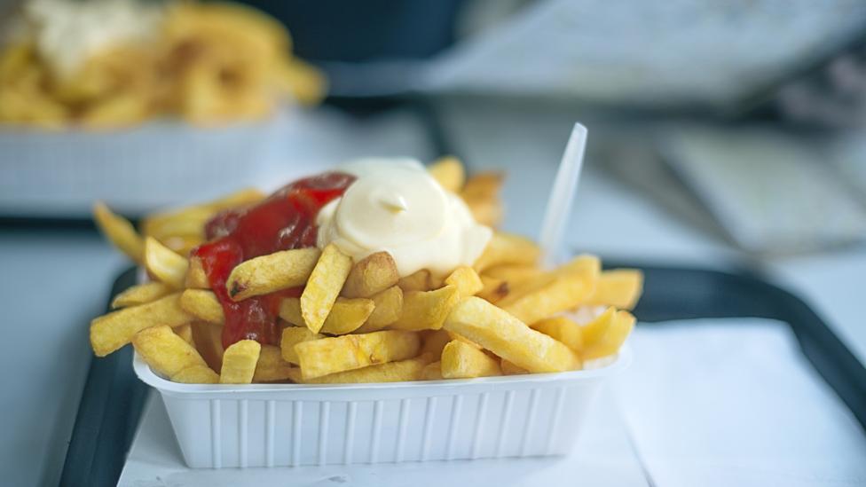 It might be best to avoid fatty food before you fly (Credit: Getty Images) It might be best to avoid fatty food before you fly (Credit: Getty Images)