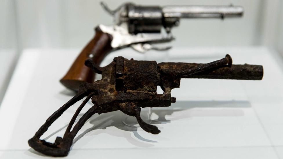 The Van Gogh Museum in Amsterdam displays the weapon with which the painter is supposed to have shot himself (Credit: EPA) The Van Gogh Museum in Amsterdam displays the weapon with which the painter is supposed to have shot himself (Credit: EPA)