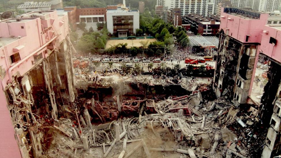 The Sampoong department store collapse was the deadliest peacetime disaster in South Korean history (Credit: Kwangmo/ Wikimedia Commons) The Sampoong department store collapse was the deadliest peacetime disaster in South Korean history (Credit: Kwangmo/ Wikimedia Commons)