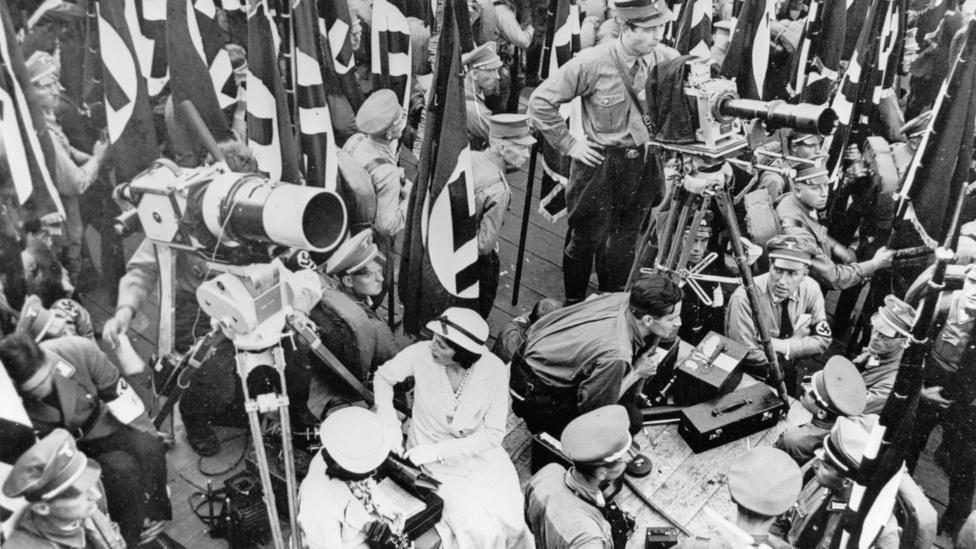 Riefenstahl had impressed Hitler with Triumph of the Will, a documentary of the 1934 Nazi Party Congress in Nuremberg (Credit: Alamy) Riefenstahl had impressed Hitler with Triumph of the Will, a documentary of the 1934 Nazi Party Congress in Nuremberg (Credit: Alamy)