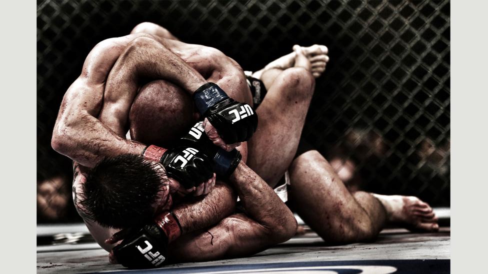 Mixed Martial Arts Fight, UFC 154, Montreal, Canada, 2012 (Credit: Franck Seguin) Mixed Martial Arts Fight, UFC 154, Montreal, Canada, 2012 (Credit: Franck Seguin)