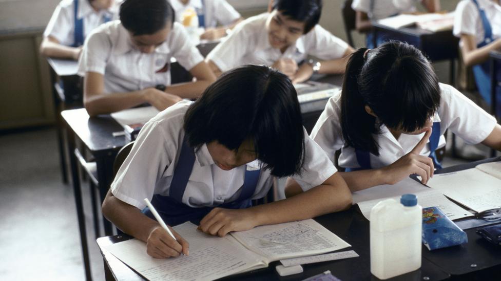 The schools were the soil in which Singlish sprouted, and it has now spread through all of everyday life (Credit: Alamy) The schools were the soil in which Singlish sprouted, and it has now spread through all of everyday life (Credit: Alamy)